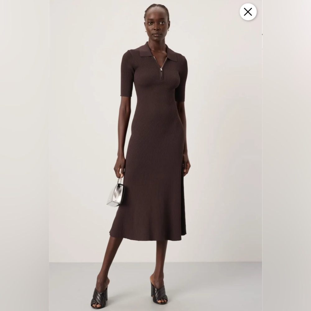 Staud Roland Dress - dark brown